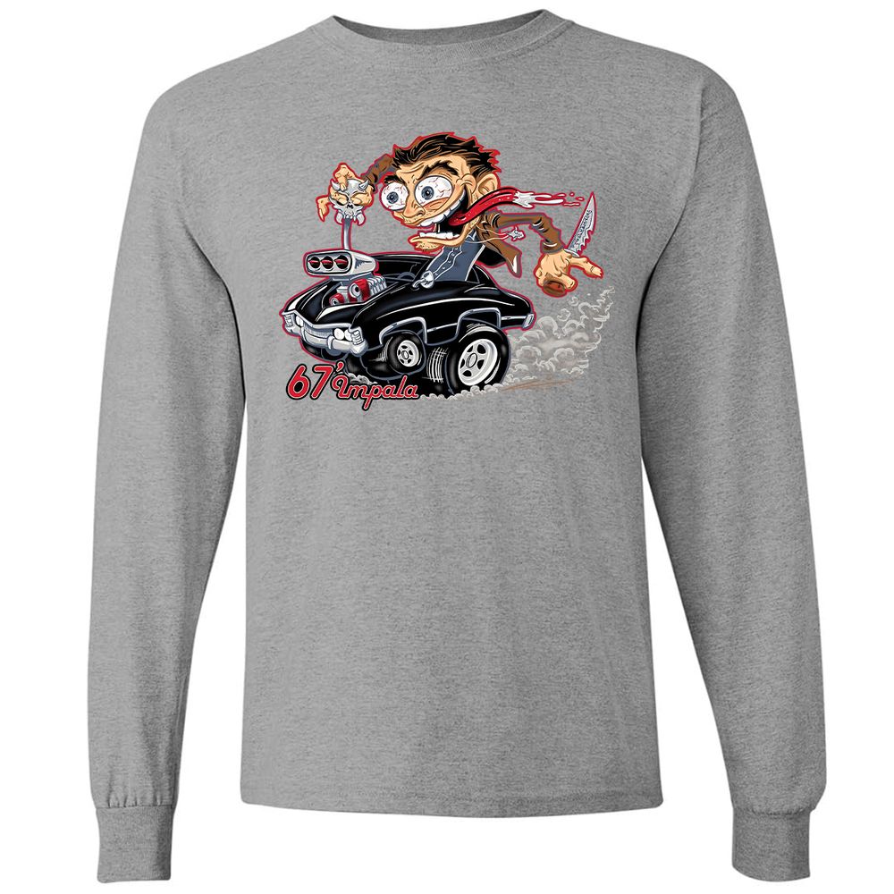 Long Sleeve T-Shirt - SY9DNQ79 - Graphite Heather - 6