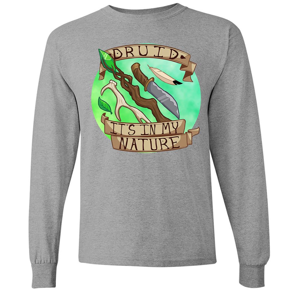 Long Sleeve T-Shirt - 8T11B194 - Graphite Heather - 6