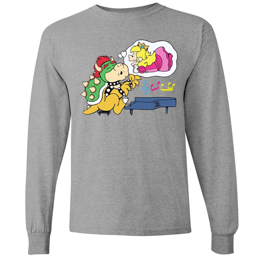 Long Sleeve T-Shirt - 69NUM8MK - Graphite Heather - 6
