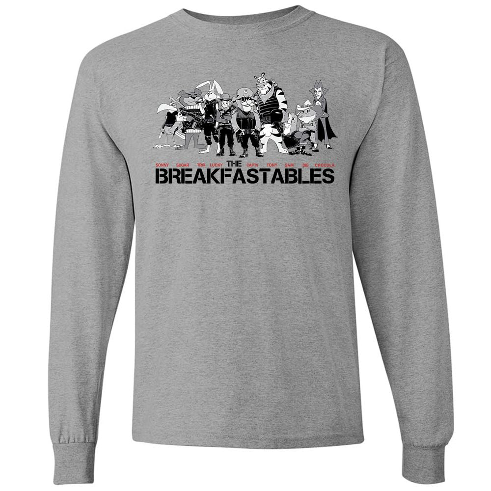 Long Sleeve T-Shirt - KU9XSV28 - Graphite Heather - 6