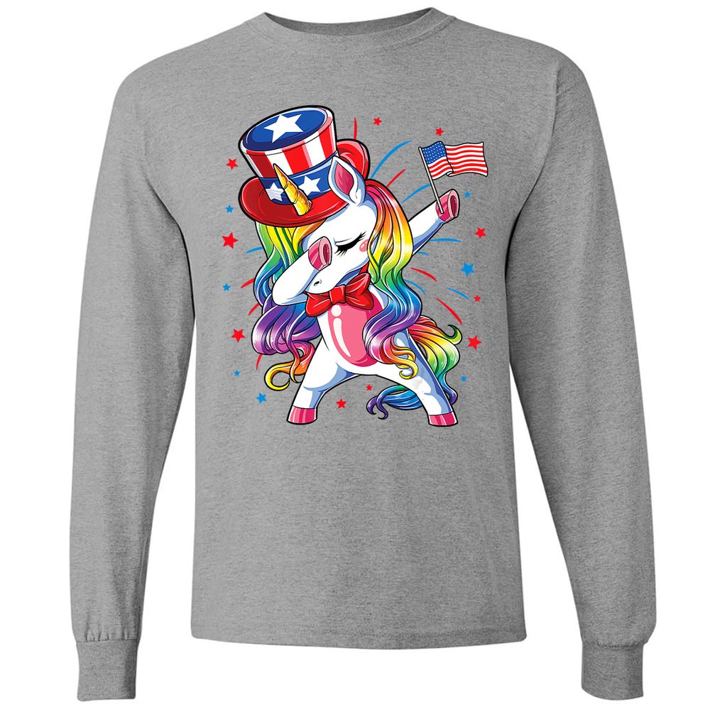 Long Sleeve T-Shirt - NAUXF7E3 - Graphite Heather - 6