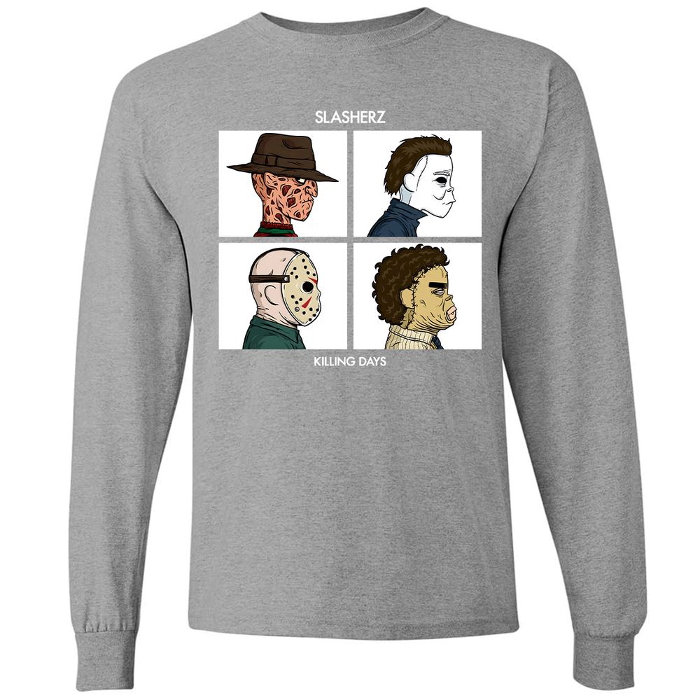 Long Sleeve T-Shirt - W7QWTZL2 - Graphite Heather - 6