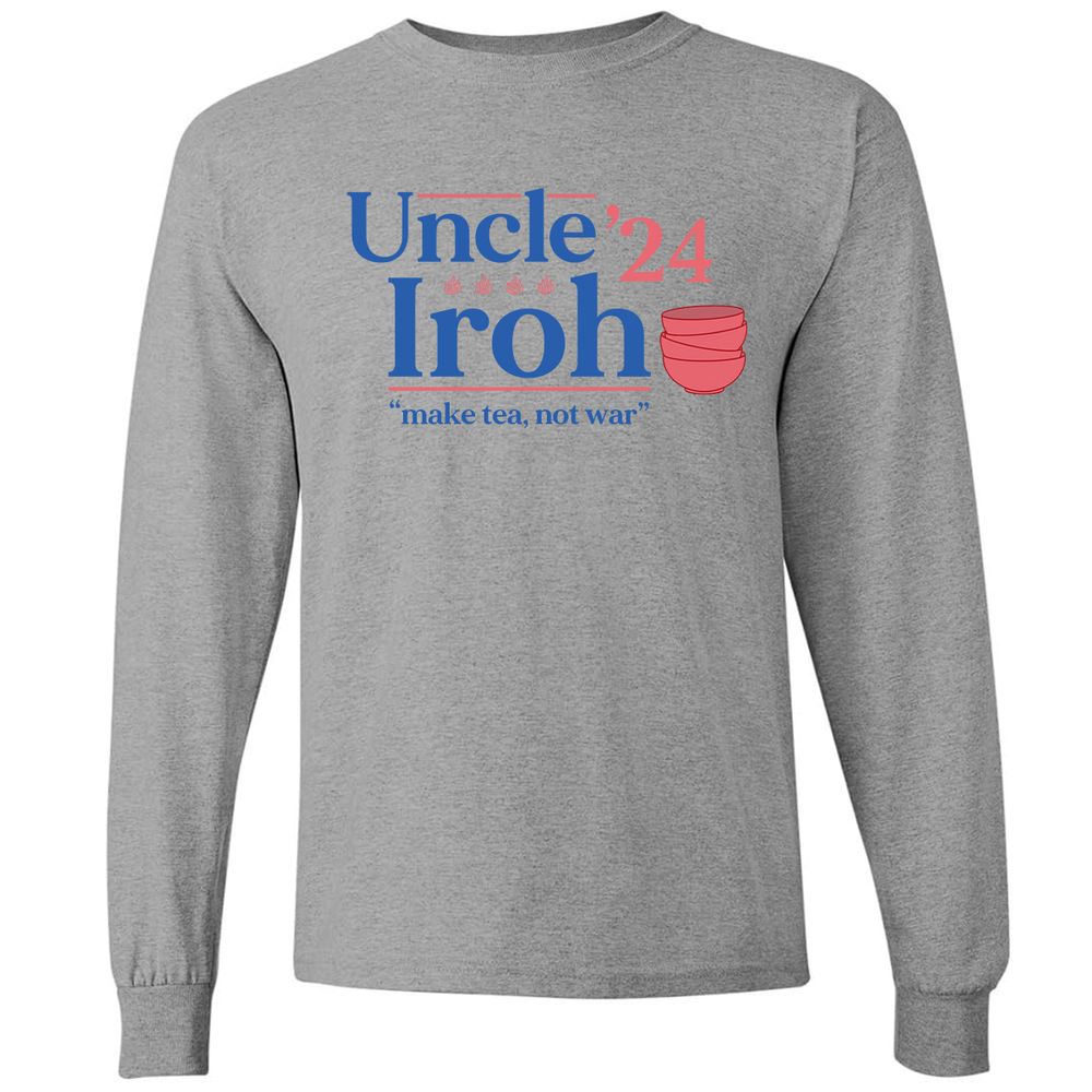 Long Sleeve T-Shirt - T8ZSFQGU - Graphite Heather - 6