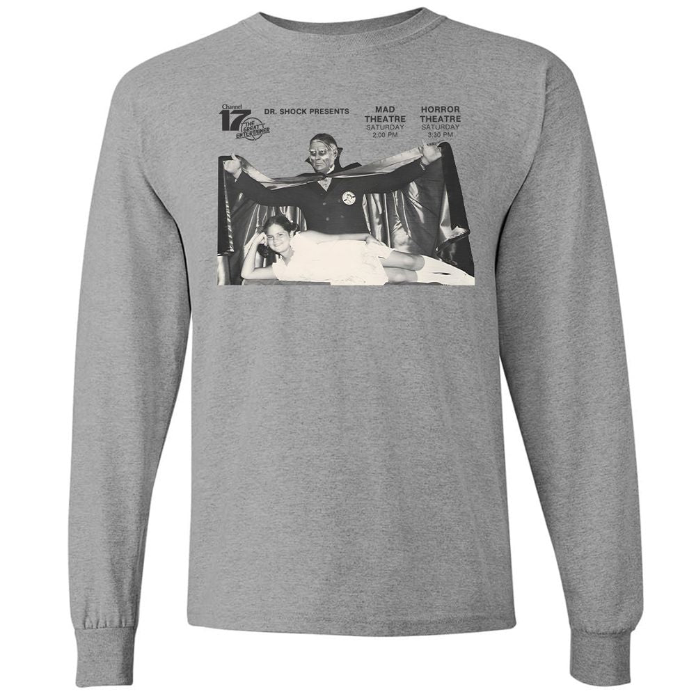 Long Sleeve T-Shirt - 5RAYFNUD - Graphite Heather - 6