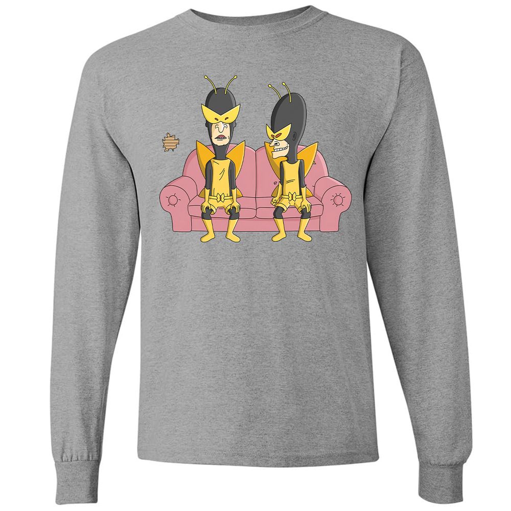 Long Sleeve T-Shirt - 7WZNLW47 - Graphite Heather - 6