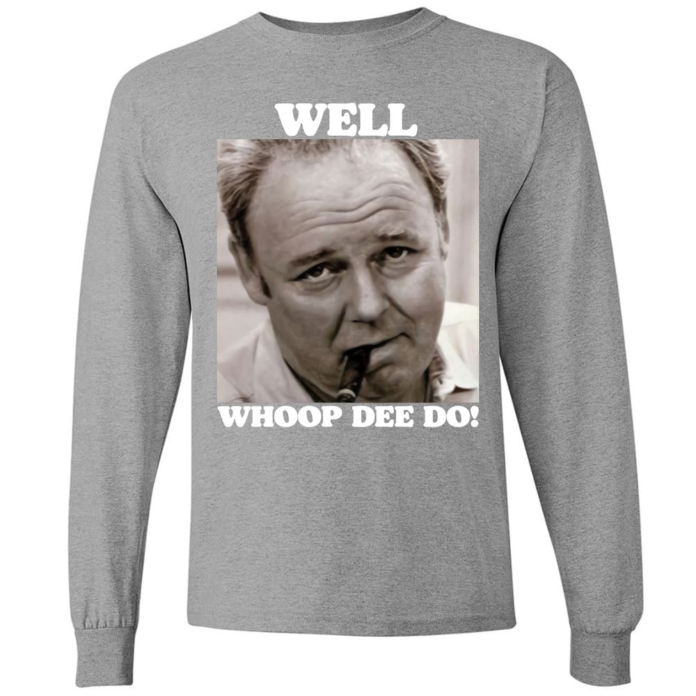 Funny 70s Tv Quote Whoop Dee Do - Graphite Heather - 6