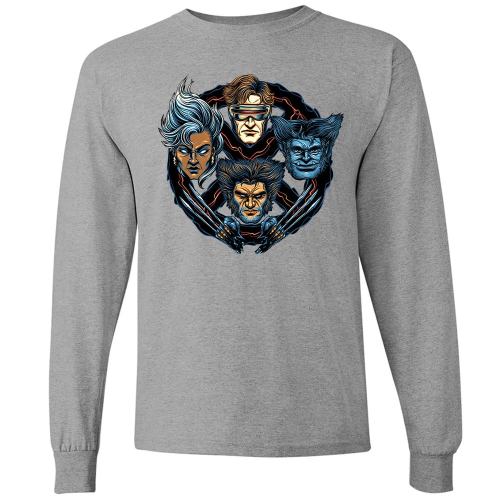 Long Sleeve T-Shirt - F3CBHWG2 - Graphite Heather - 6