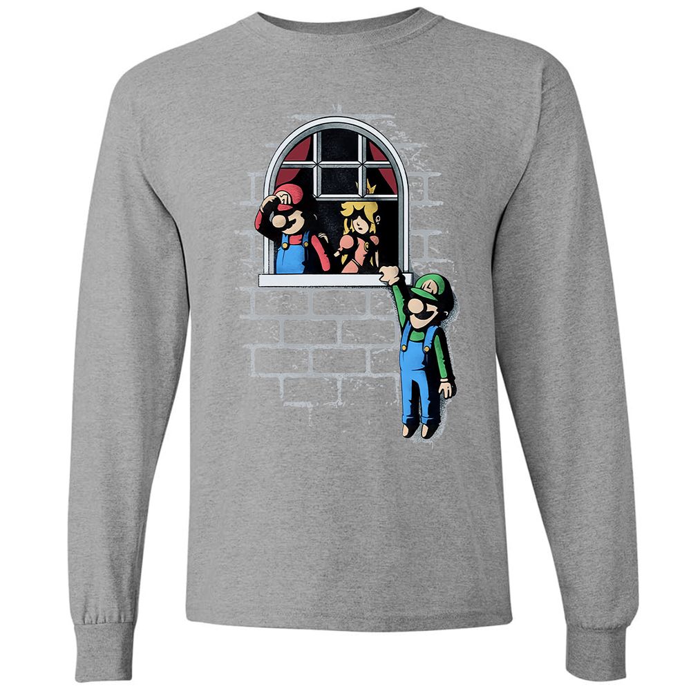 Long Sleeve T-Shirt - V5WH1QD8 - Graphite Heather - 6