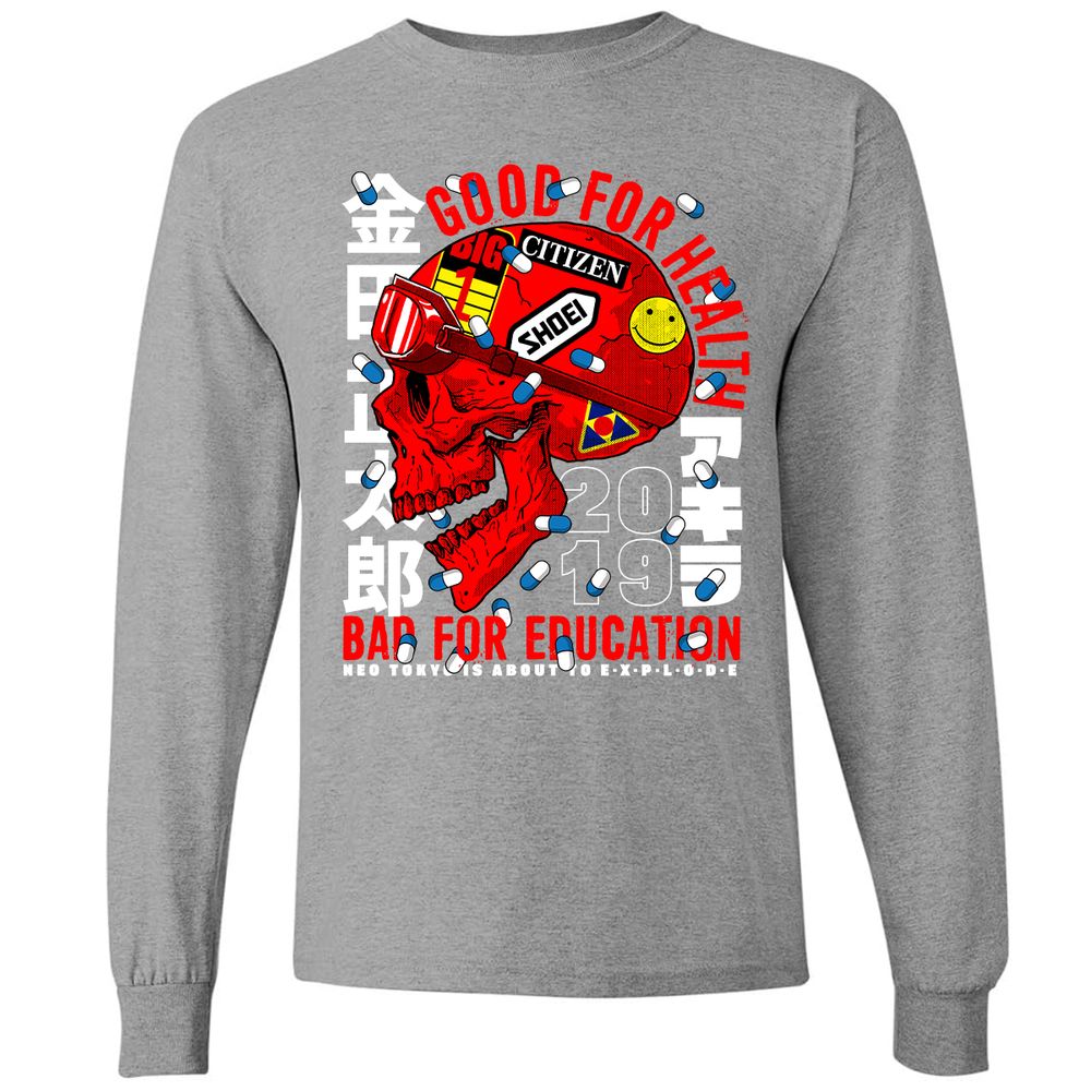 Long Sleeve T-Shirt - UU7JH7G4 - Graphite Heather - 6