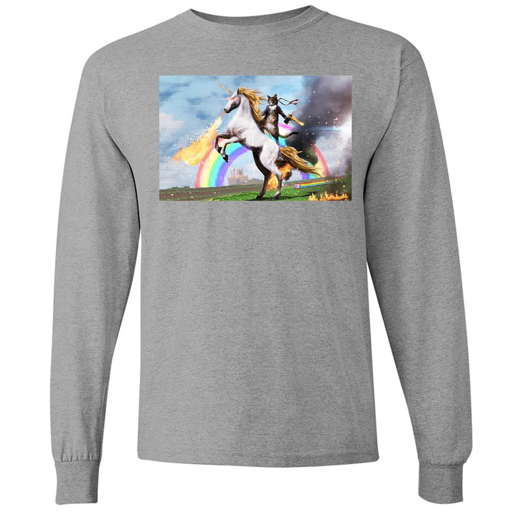 Long Sleeve T-Shirt - N21FGS4T - Graphite Heather - 6