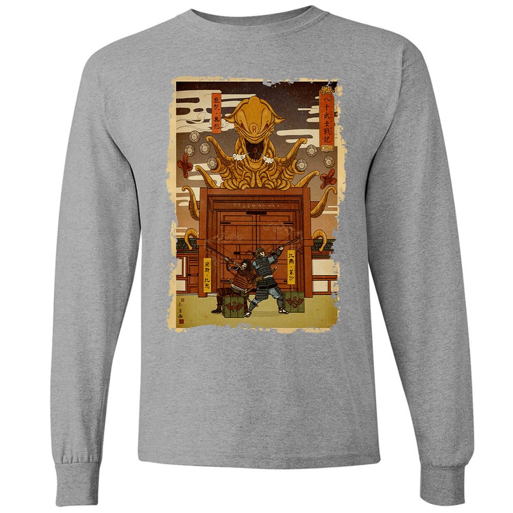 Long Sleeve T-Shirt - 7TZQVQ23 - Graphite Heather - 6