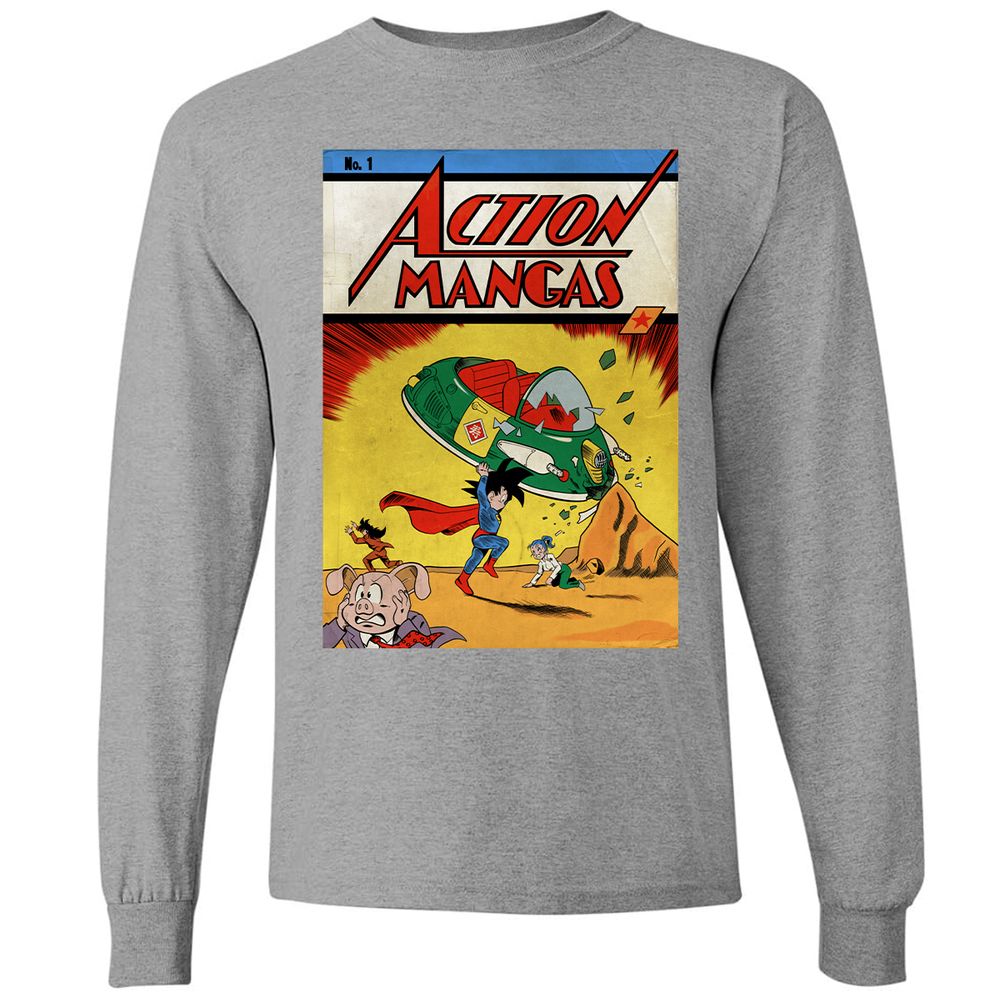 Long Sleeve T-Shirt - 6WM9RLBL - Graphite Heather - 6