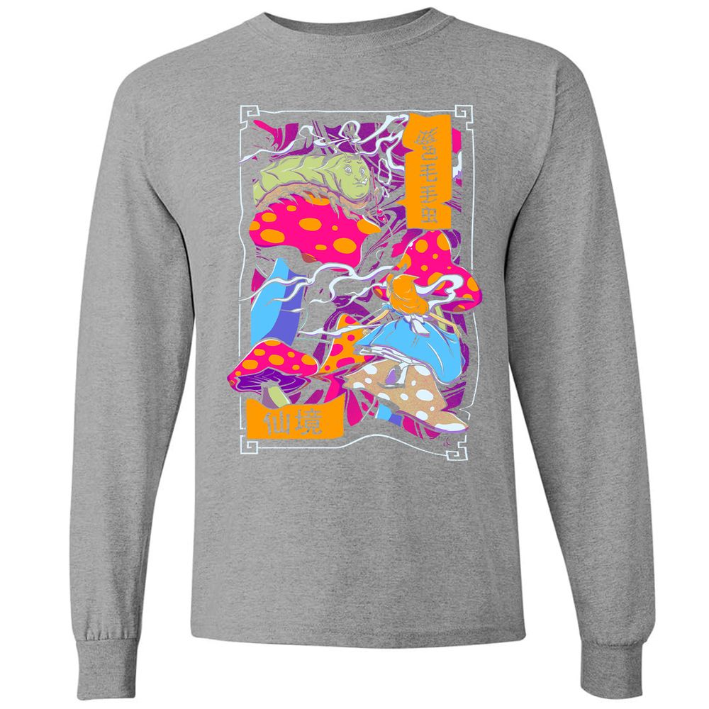 Long Sleeve T-Shirt - 1KL7CRSR - Graphite Heather - 6