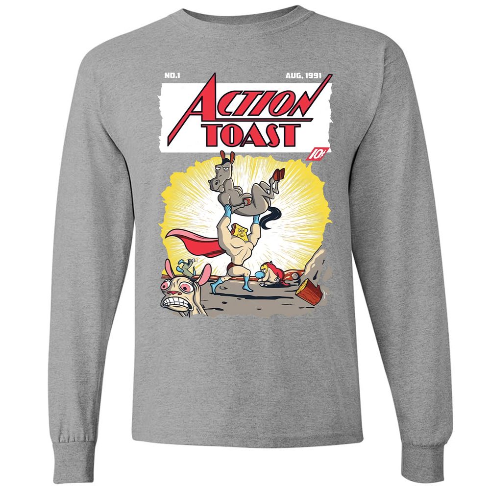 Long Sleeve T-Shirt - 69NGTHRT - Graphite Heather - 6
