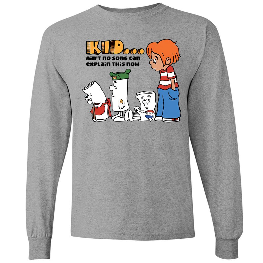 KID… Ain’t no song can explain this now - Graphite Heather - 6