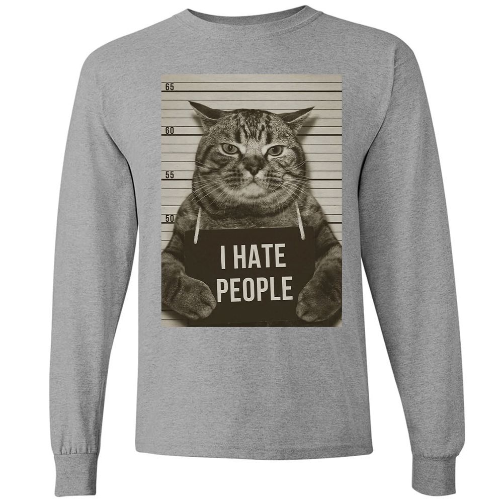 Long Sleeve T-Shirt - Q4W4UPQ8 - Graphite Heather - 6