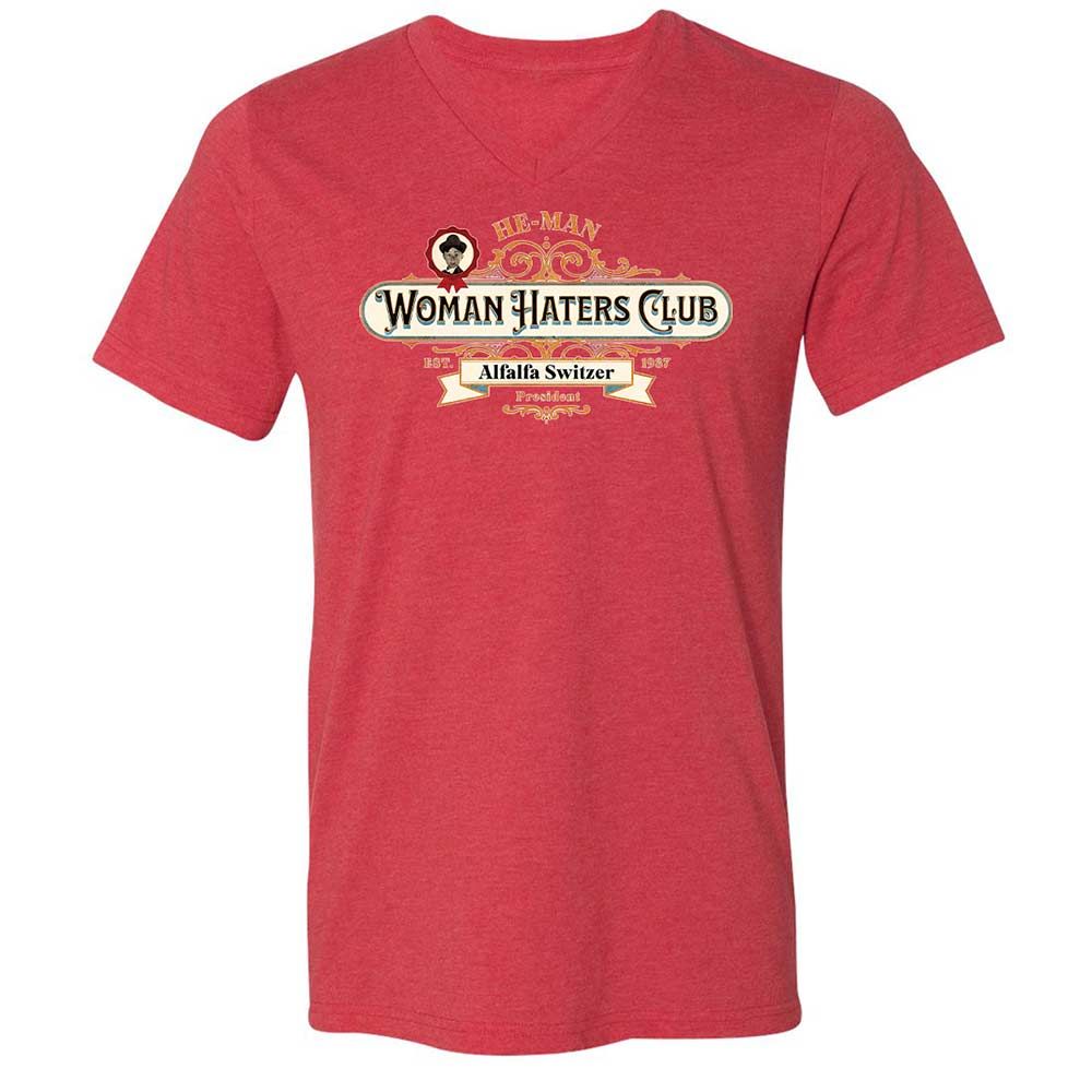 Unisex V-Neck T-Shirt - ZRWKEH1F - Heather Red - 6