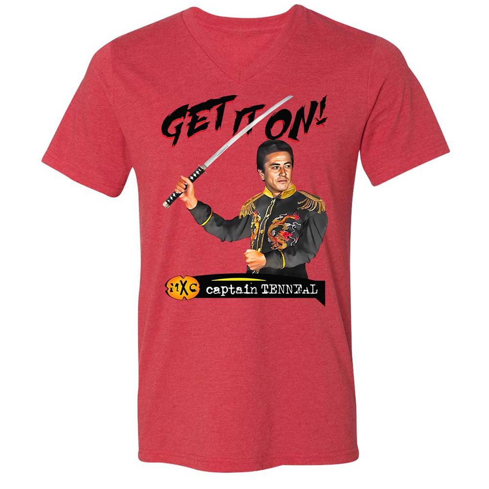 Unisex V-Neck T-Shirt - R56G265T - Heather Red - 6