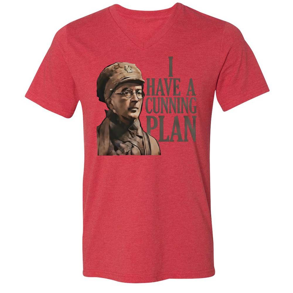 I Have A Cunning Plannn - Heather Red - 6