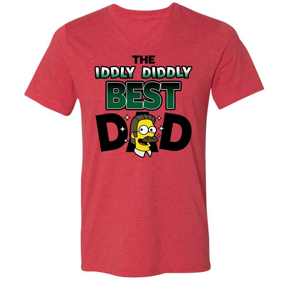 The Iddly diddly best dad - Heather Red - 6