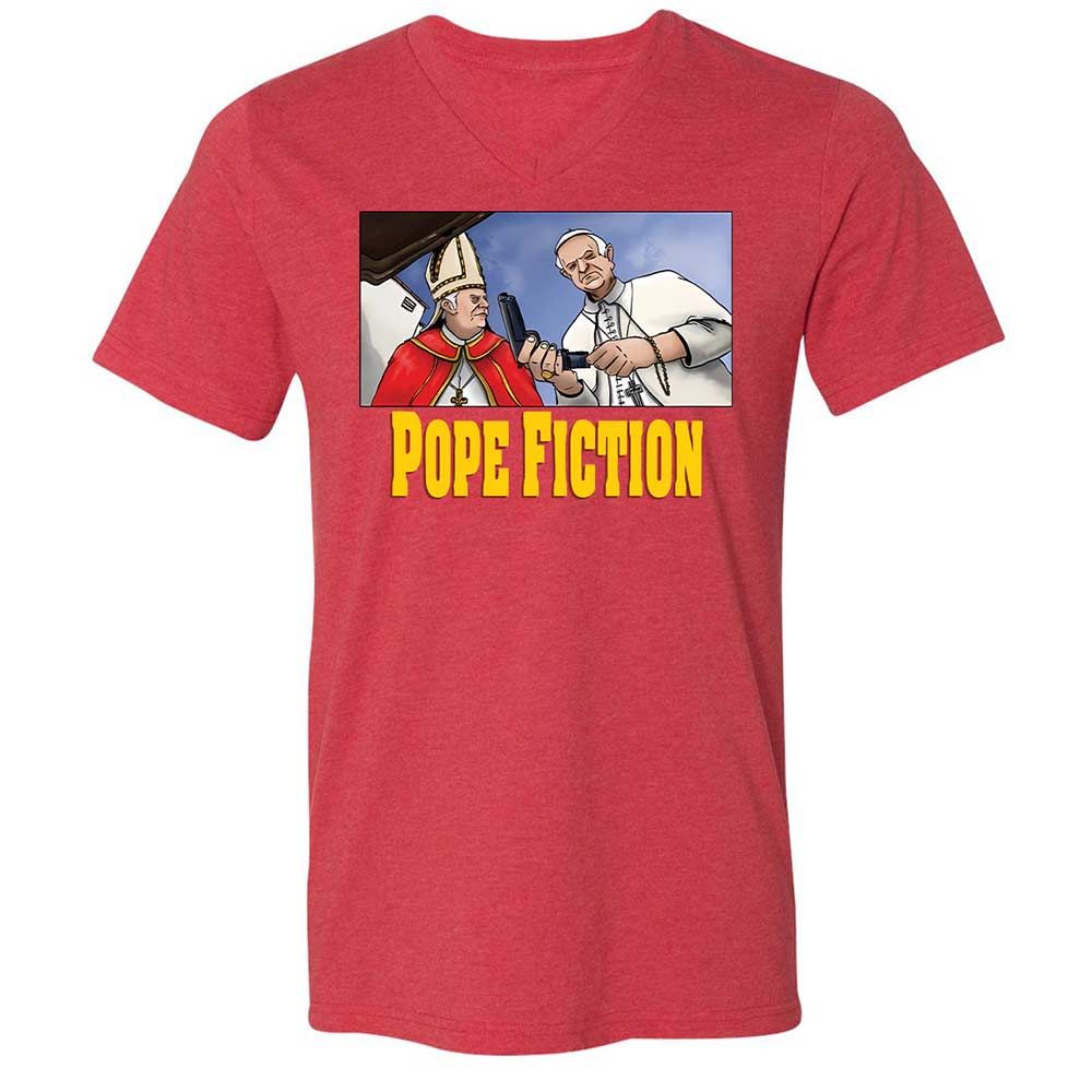 Pope Fiction - Heather Red - 6