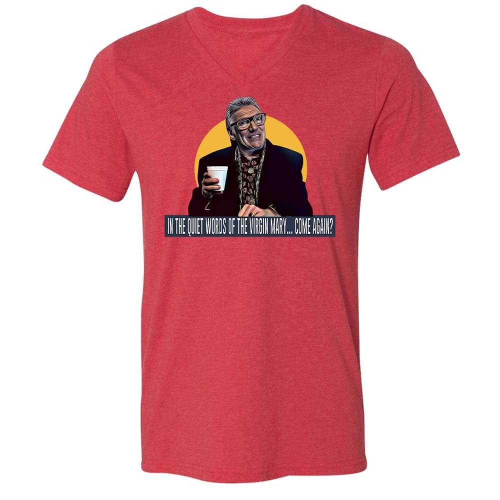 Unisex V-Neck T-Shirt - YCDNM1GN - Heather Red - 6