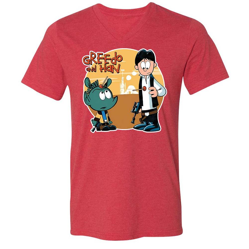 Greedo & Han - Heather Red - 6