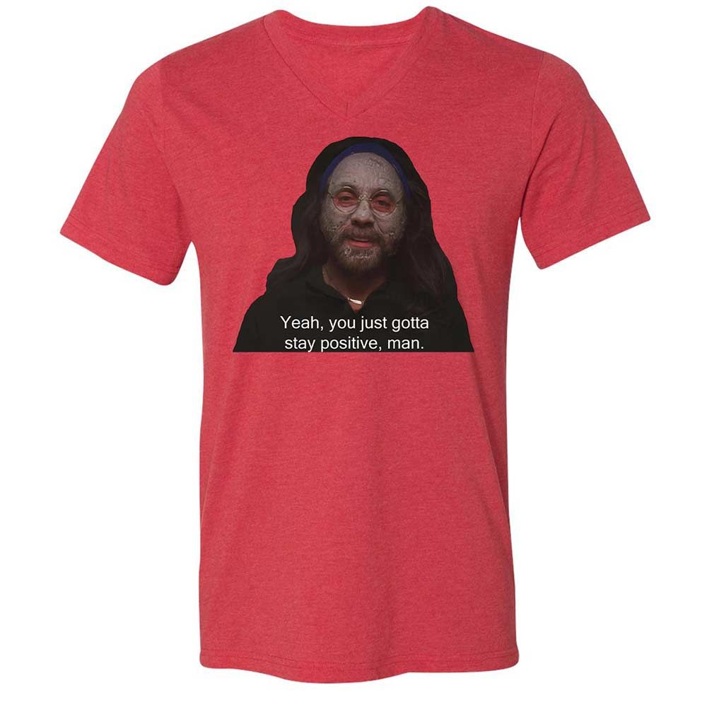 Unisex V-Neck T-Shirt - 9JN31XSN - Heather Red - 6