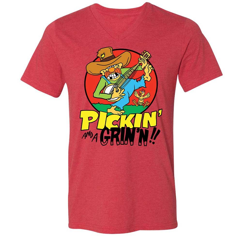 Pickin' and a Grinnin - Heather Red - 6