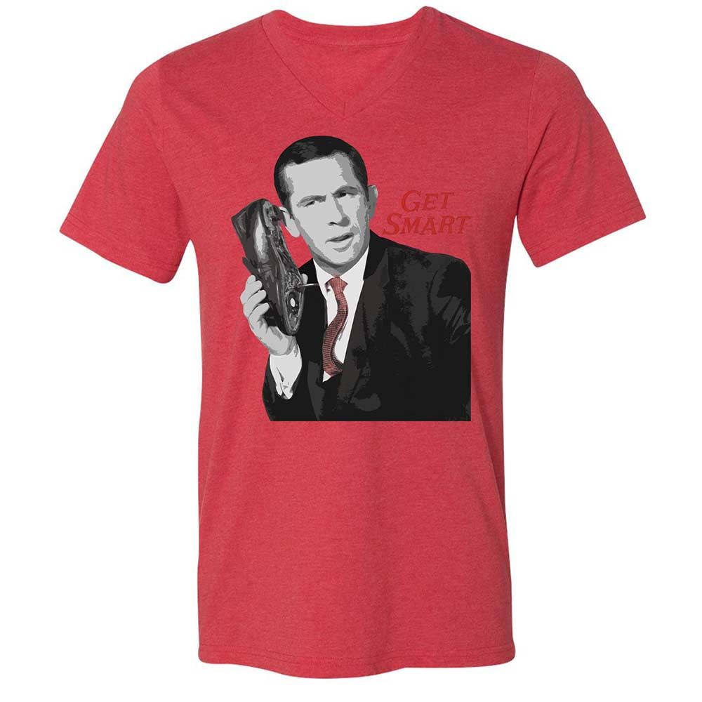 Unisex V-Neck T-Shirt - 7ZA4AAAN - Heather Red - 6