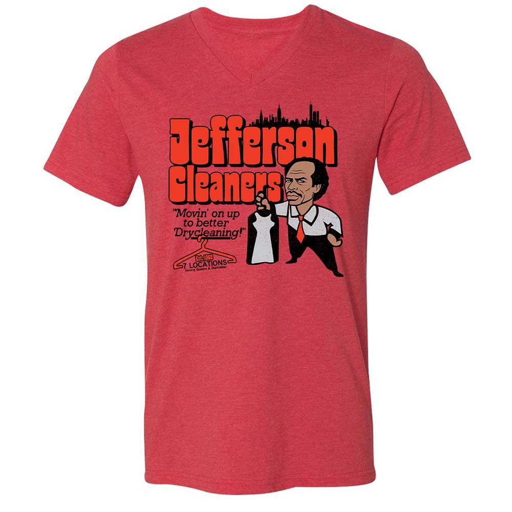 Unisex V-Neck T-Shirt - 3B5VWC3E - Heather Red - 6