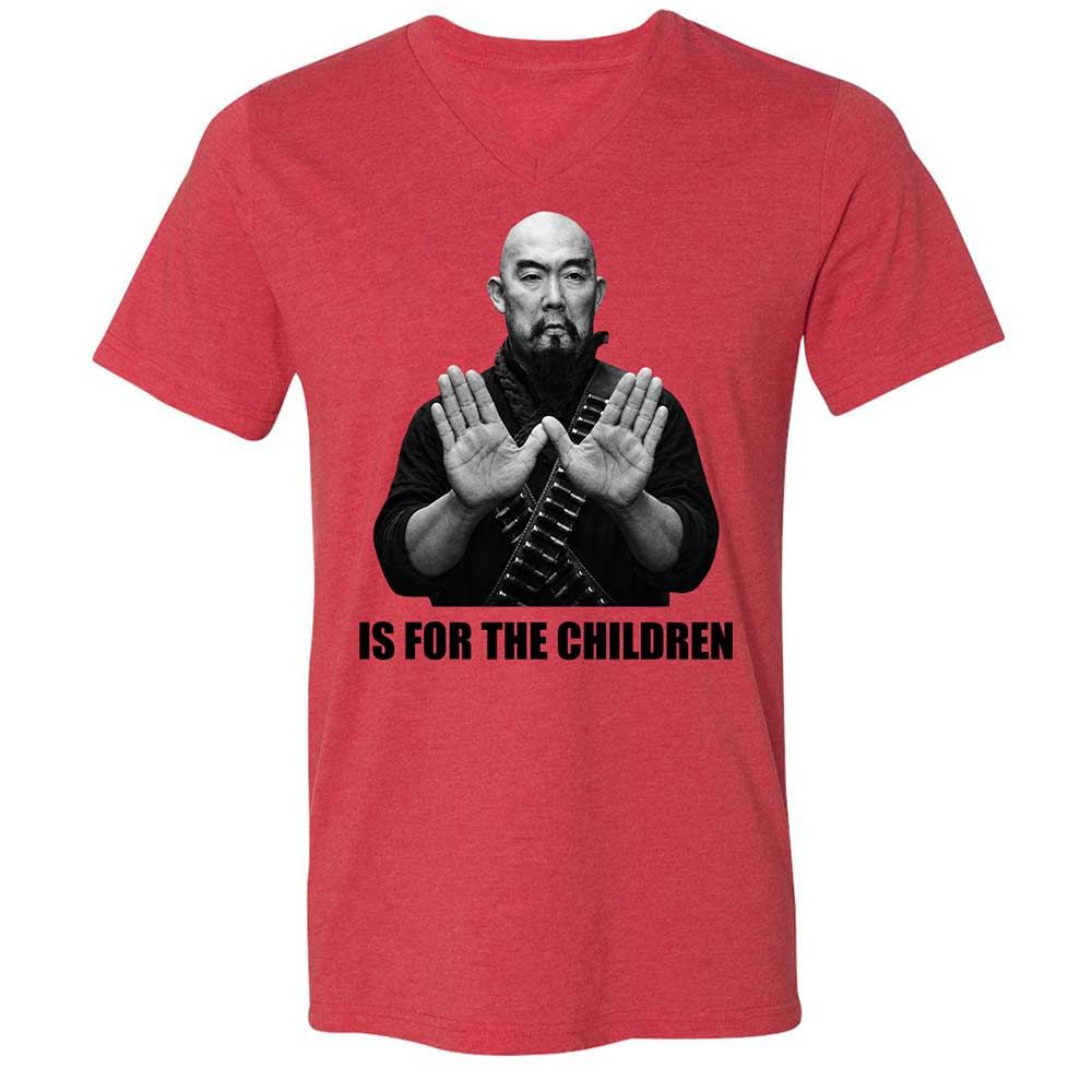 Unisex V-Neck T-Shirt - 3CB48MJ4 - Heather Red - 6