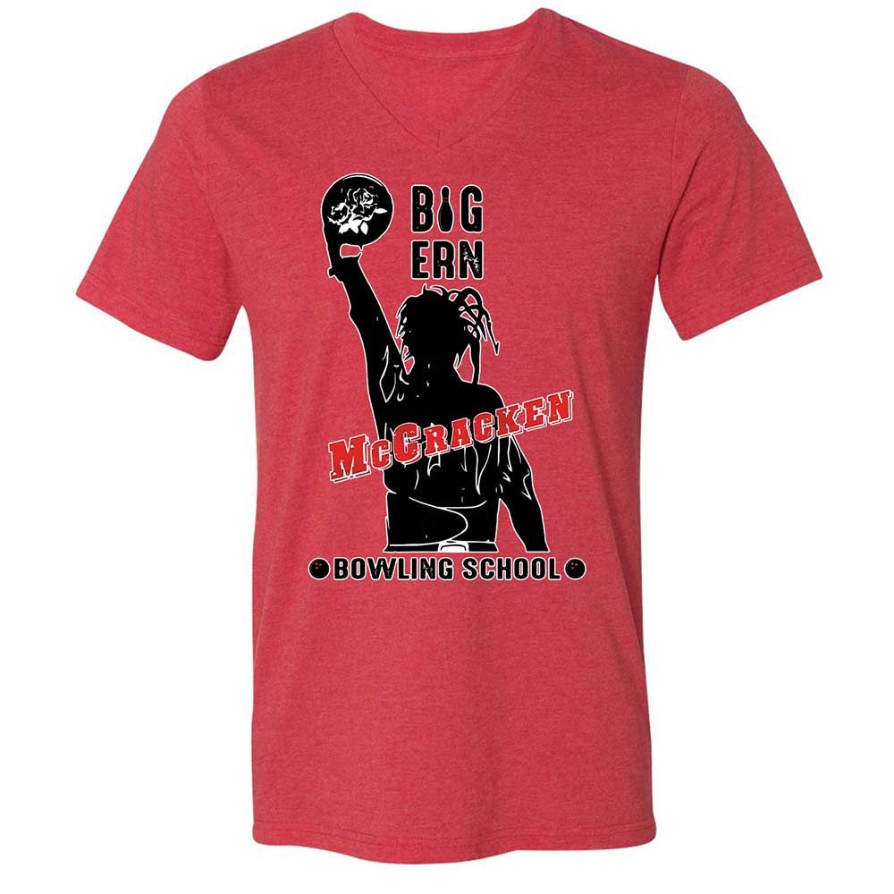 Unisex V-Neck T-Shirt - DFW6AKXU - Heather Red - 6