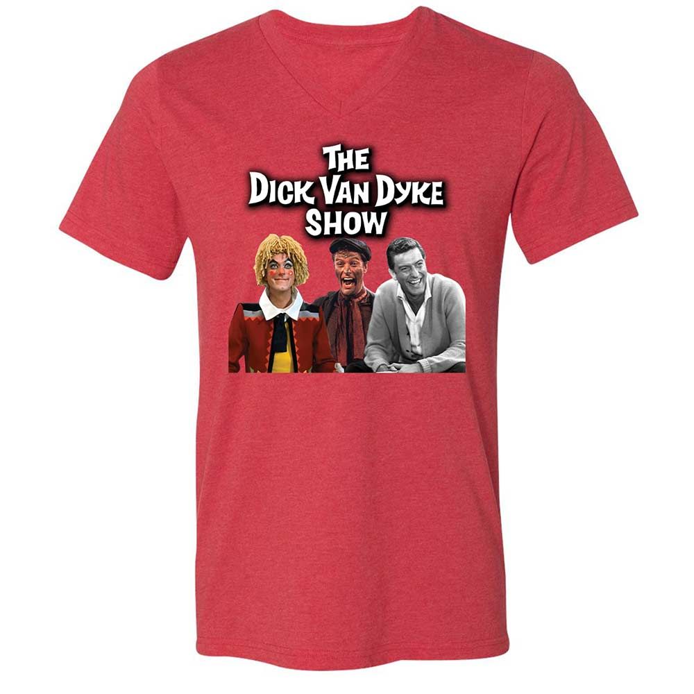Unisex V-Neck T-Shirt - SXHXHN2H - Heather Red - 6