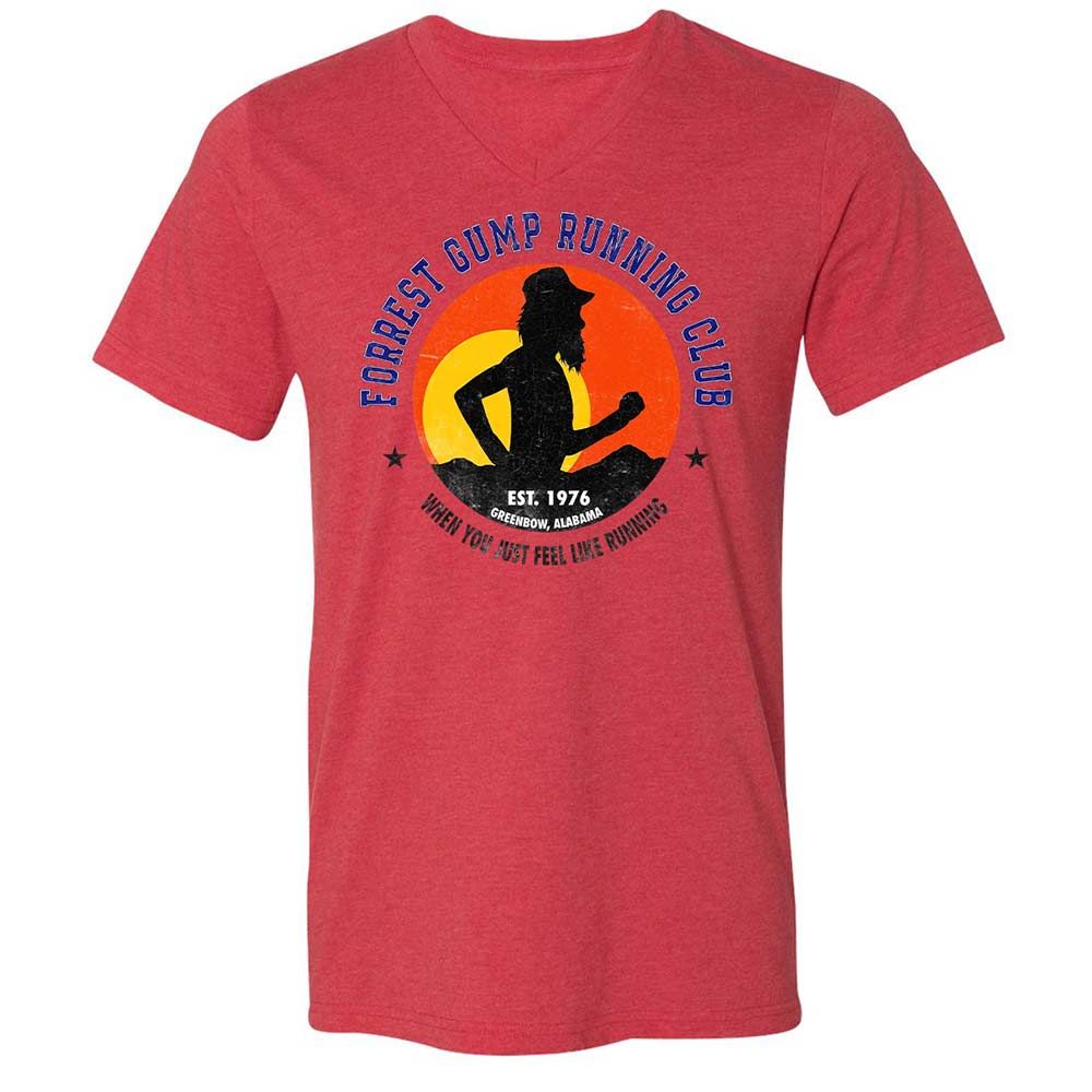 Unisex V-Neck T-Shirt - 5VK5WPBD - Heather Red - 6
