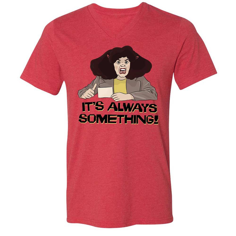 Unisex V-Neck T-Shirt - PC6CZHPD - Heather Red - 6