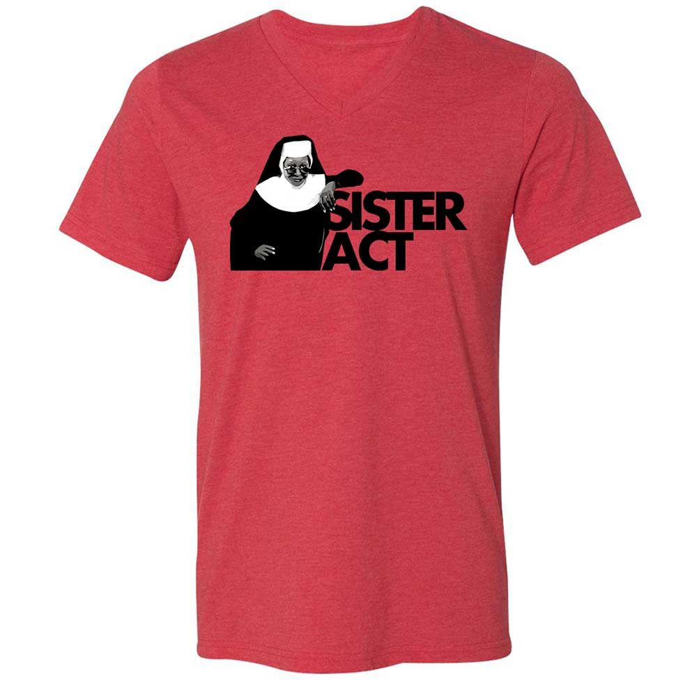 Unisex V-Neck T-Shirt - S88SBL5V - Heather Red - 6