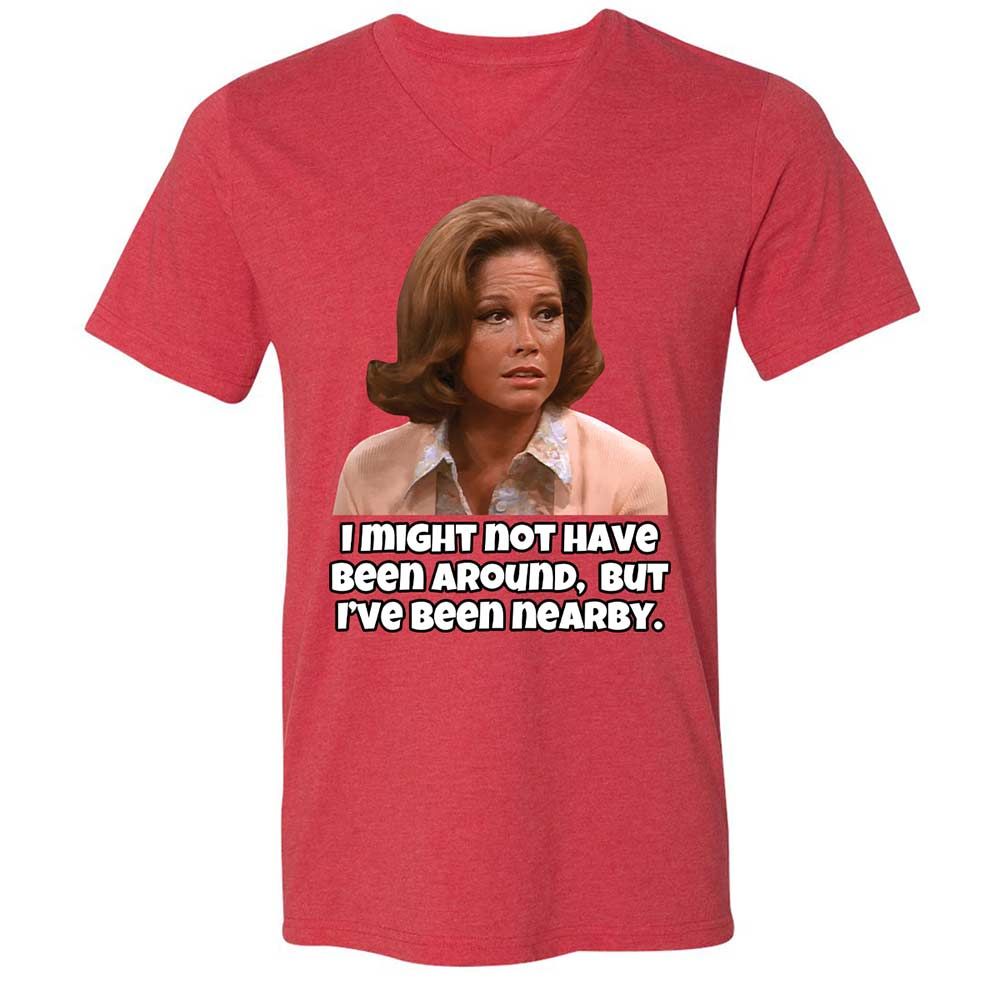 Unisex V-Neck T-Shirt - 71G7AHCK - Heather Red - 6
