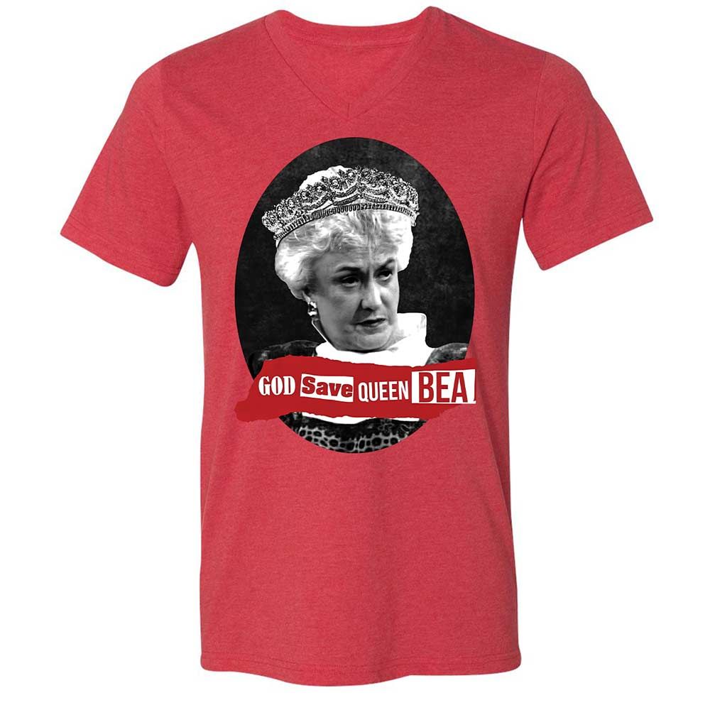 God Save Queen Bea - Heather Red - 6
