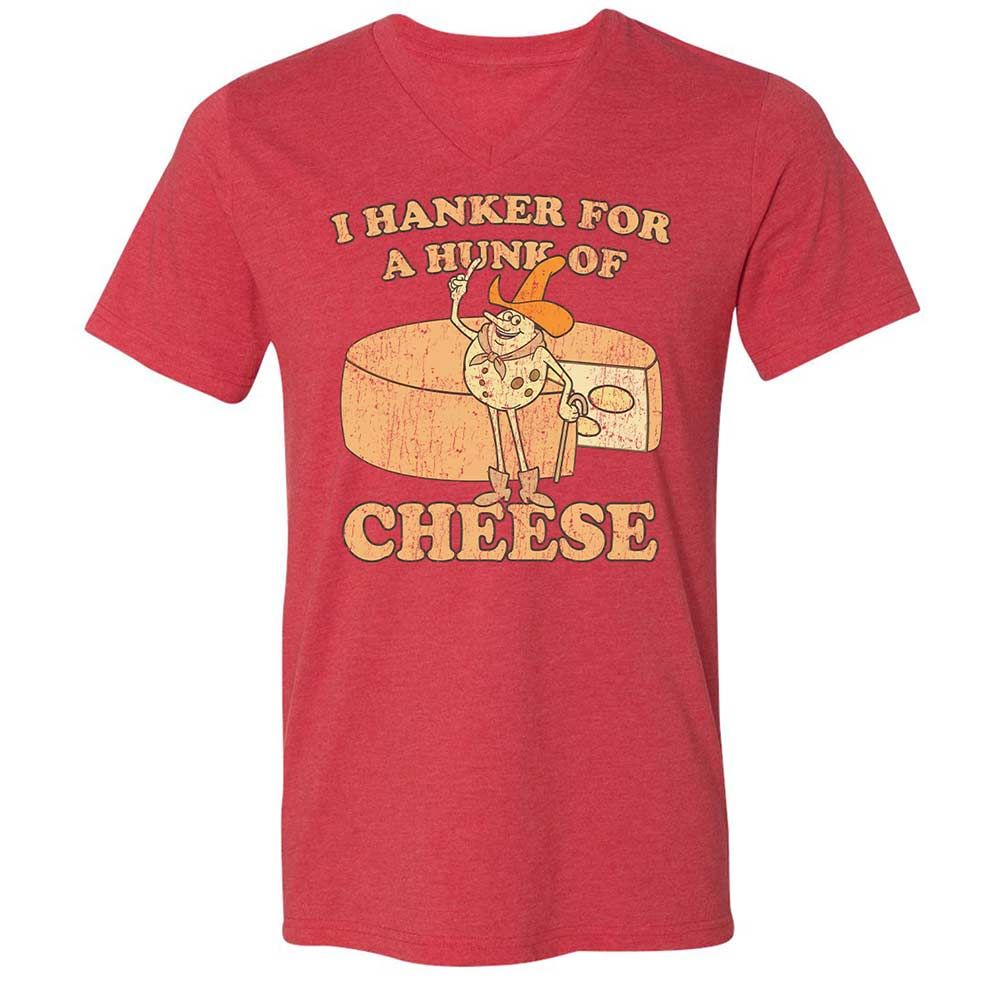 Hanker For A Hunk Of Cheese - Heather Red - 6