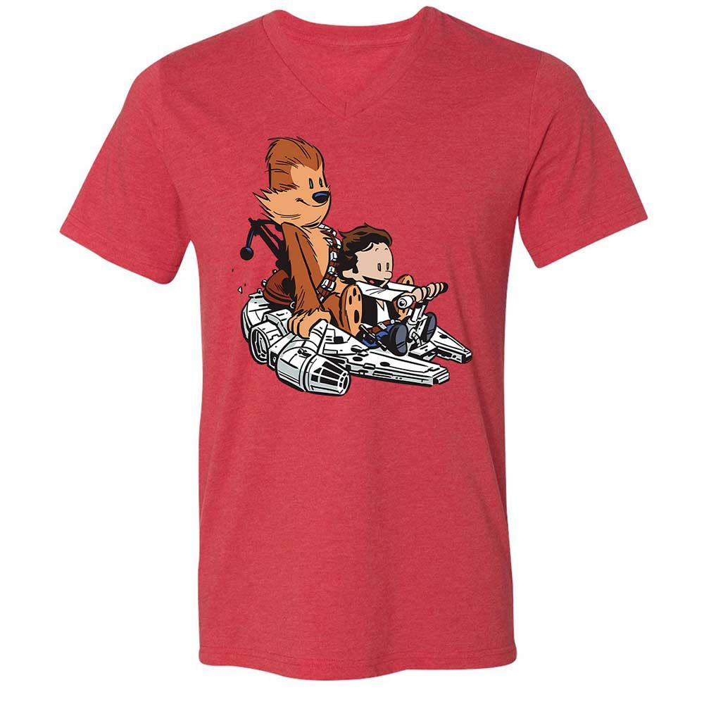 Han and Chewie - Heather Red - 6