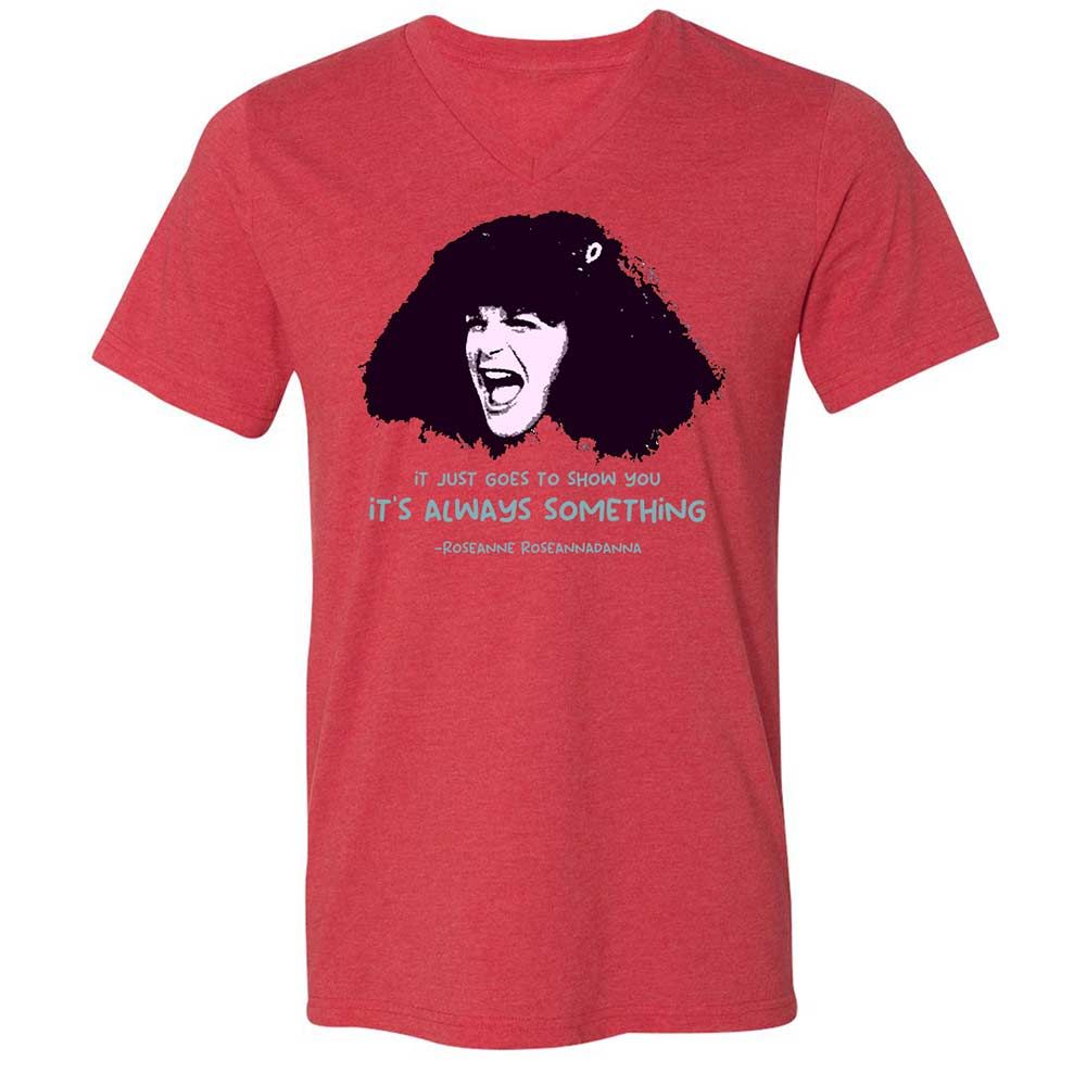 Unisex V-Neck T-Shirt - 653JM92J - Heather Red - 6