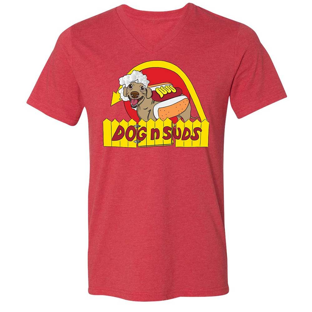 Dog n Suds Dachshund - Heather Red - 6