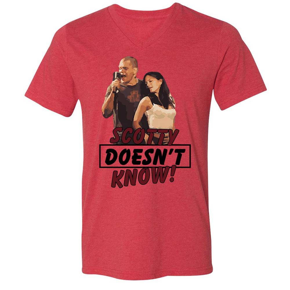 He Doesn't Know - Heather Red - 6