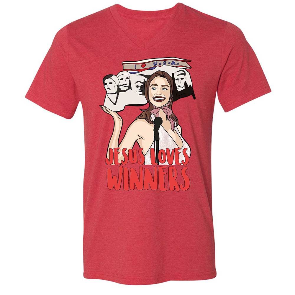 He Loves Winners - Heather Red - 6