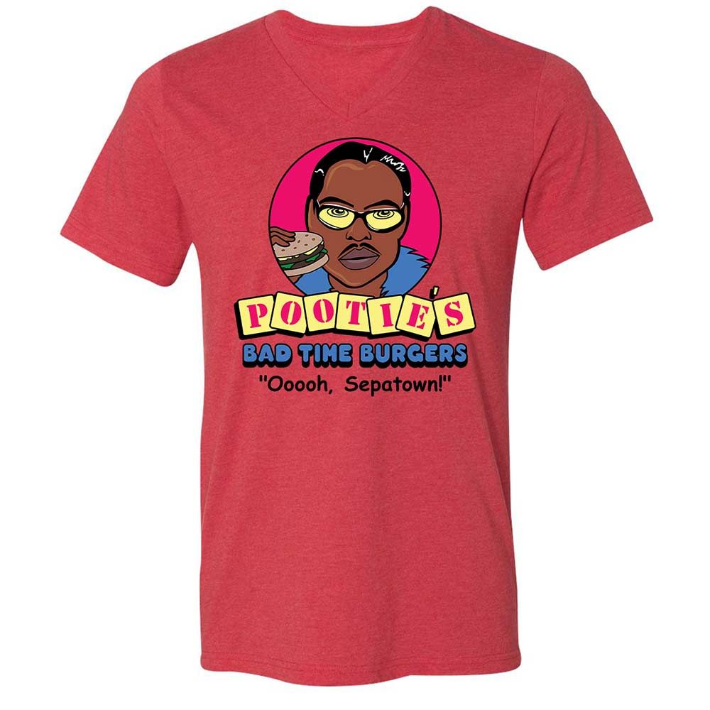 Pootie's Bad Time Burgers - Heather Red - 6