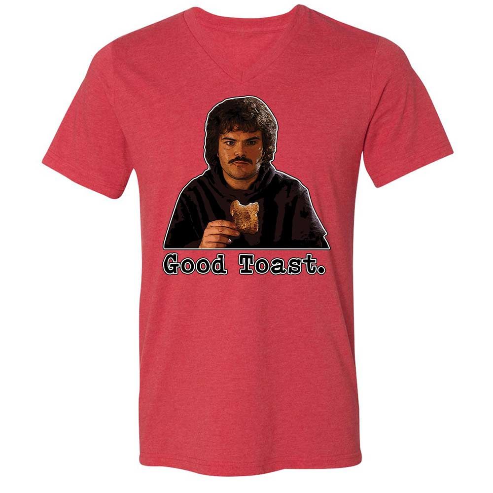 Unisex V-Neck T-Shirt - 79W56XXD - Heather Red - 6