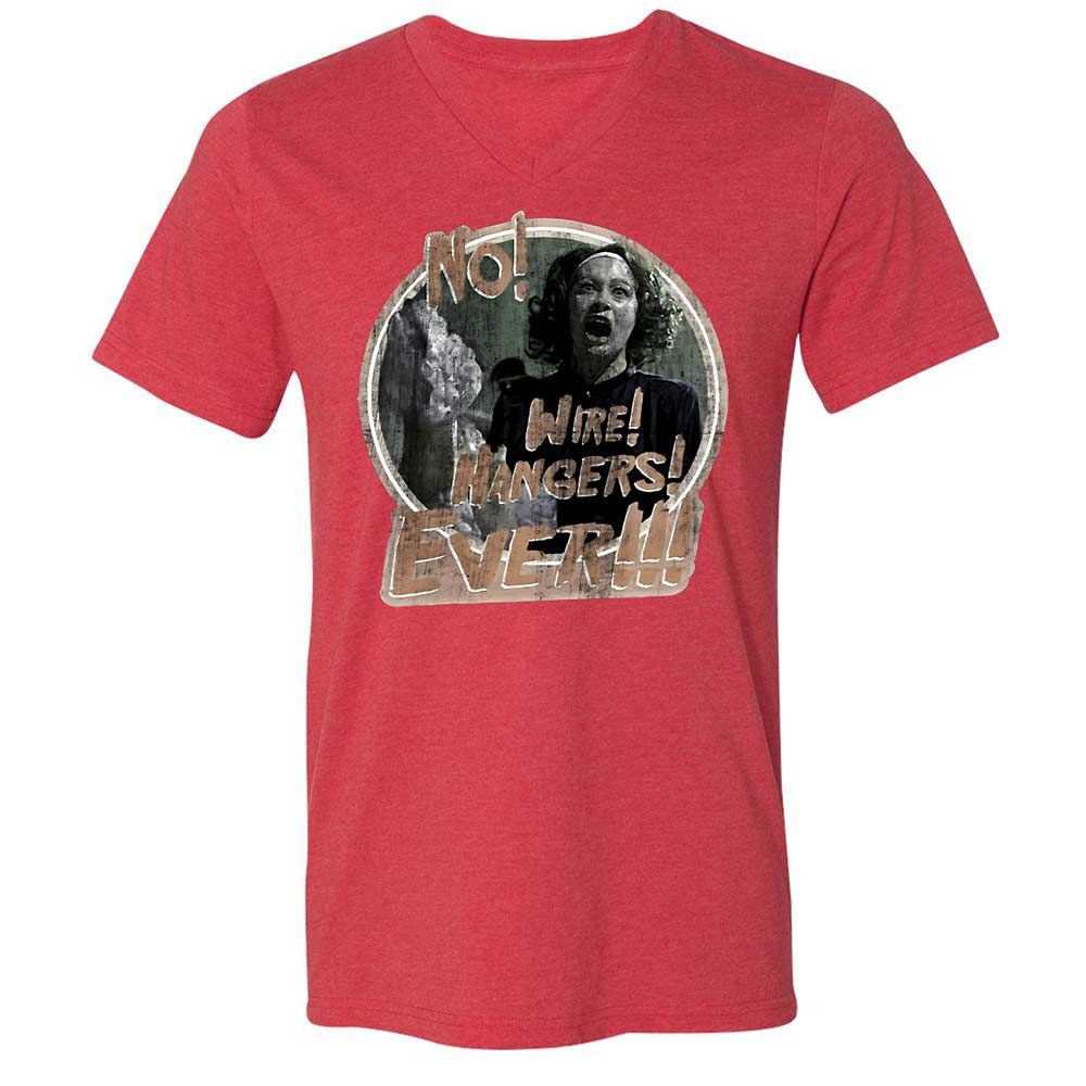 Unisex V-Neck T-Shirt - 6JPJ9S2J - Heather Red - 6