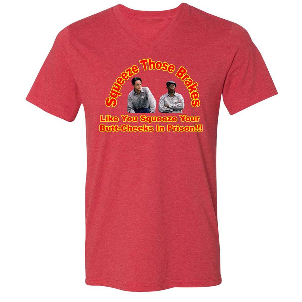 Unisex V-Neck T-Shirt - VT98WLFR - Heather Red - 6