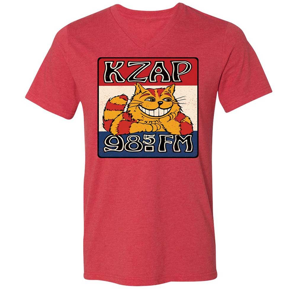 Unisex V-Neck T-Shirt - MKA6G9C6 - Heather Red - 6